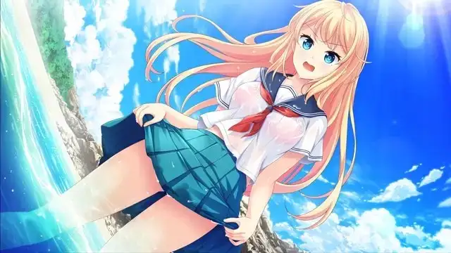 空と海が、ふれあう彼方
