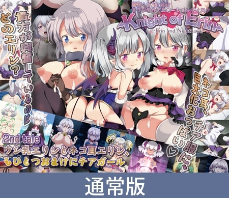 【通常版】Knight of Erin 2nd tale ウシ乳エリンとネコ耳エリン、もひとつおまけにチアガール