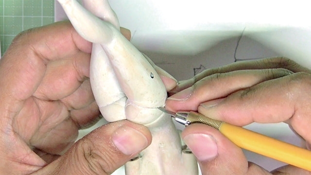 梓零(あずされい)のフィギュア原型製作講座3 ～ゼロからはじめるオリジナルフィギュア製作～ 画像14