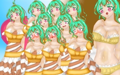 立ち絵素材27下着差分あり表情差分20種アイスクリーム少女 [イレイザー]