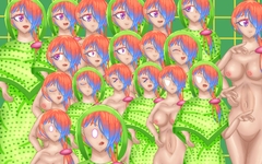 立ち絵素材34表情差分20種全裸衣装差分つきカンガ東アフリカの民族衣装 [ERASER]