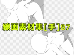 線画素材集[手]87 [ART111]