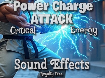 パワーチャージからの強烈な攻撃音 01 / 電磁波系のエネルギーを溜めて...溜めてからの！ [Sanctuary]