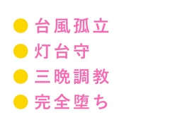 「次の船は三日後だ」台風で孤立した灯台で潮焼けの灯台守に三日三晩カントを暴かれる地方紙記者 [ヘブン]