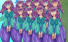 立ち絵素材43表情差分10種オスマン帝国の民族衣装シャルワール [イレイザー]