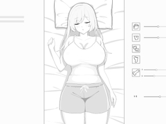 寝ているおねえちゃんにいたずらするゲーム [かわやか屋]