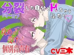 【同一カプ】分裂してしまった自分とアナルセックスして合体しちゃうふたり！サドとマゾに別れちゃった！【実演挿入】 [ききき]