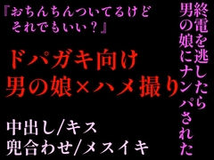 【ハメ撮り風/ドパガキ向け】終電を逃したら男の娘にナンパされた【男の娘/処女】 [カルシウム日記]