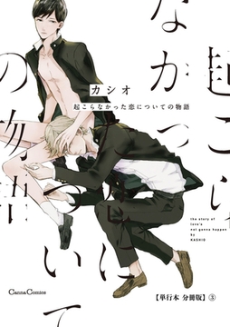 起こらなかった恋についての物語【単行本 分冊版】3 [プランタン出版]