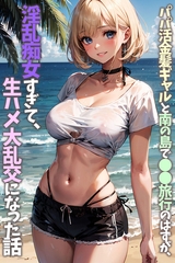 パパ活金髪ギャルと南の島で●●旅行のはずが、淫乱痴女すぎて、生ハメ大乱交になった話 [ラビットフット]