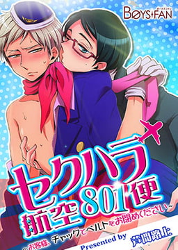セクハラ航空801便～お客様、チャックとベルトをお閉めください～ [CLLENN]