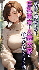 家賃を滞納したら、巨乳美女の人妻大家に体で支払わされた話 ～背徳の借金返済・美しき人妻大家との淫らな契約～ [ラビットフット]