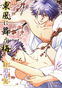 東風に舞う梅 [松文館]