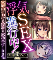 浮気SEX進行中！ ～家庭内における寝取り成功率は100％～【CG集コレクションBIG】 [どろっぷす！]