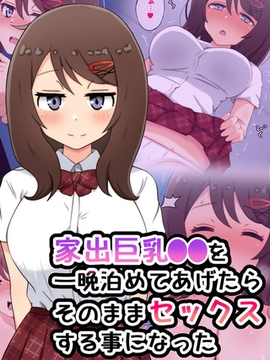 家出巨乳●●を一晩泊めてあげたらそのままセックスする事になった [ばたぁさんど]