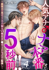 人気アナ♂ナマ本番まで5秒前!!4count～表現力の見せどころ！？極太VS極長おチ●ポで3Pセックス二輪挿し～ [ブレインハウス]
