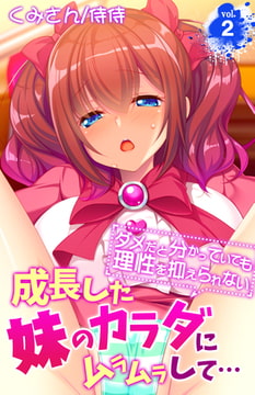 成長した妹のカラダにムラムラして…～ダメだと分かっていても理性を抑えられない～ 2巻 [侍侍]