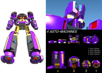 4体合体アストリアKP4 [巨電]