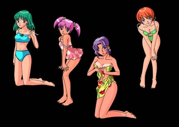 水着美少女スクリーンセーバー [Yaneura Koubou]