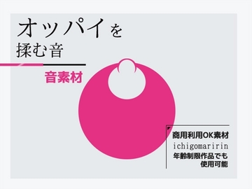 音素材「オッパイを揉む音」～商用OK著作権フリー [商用利用OK素材]