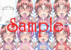 【佐伯文女忍者】イラスト集