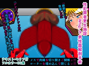 性犯罪者更生施設 Whip.9 男性器解剖手術 [人工美少女製作所]