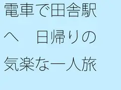 電車で田舎駅へ 日帰りの気楽な一人旅