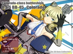 USS B45 コロラド MMDモデルデータ [WITCH☆CRAFT]