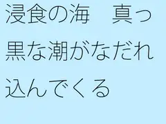 浸食の海 真っ黒な潮がなだれ込んでくる