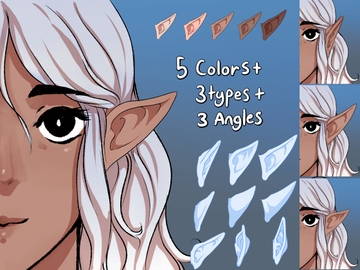 Elf Ears Asset Pack [Golden Asphodel]