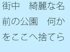街中 綺麗な名前の公園 何かをここへ捨てられたら・・・