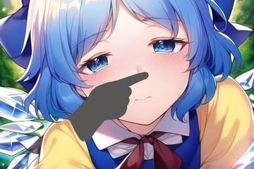 東方鼻炎指~a strange finger tickling noses~ part1(AI加筆作品) [sneeze illust shop]