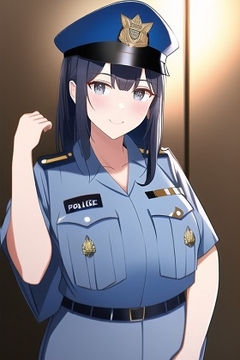 普通の男のレ○プ経験談:交番の婦警さん [AI作品でぬく]