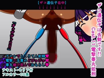 ザコ遺伝子は去勢です!! Cast.11 電撃睾丸処刑 [人工美少女製作所]