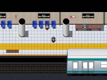 RPGツクールMV・MZ用 マップチップ・タイルセット01 『地下鉄』 [タイルセット/マップチップ習作所]