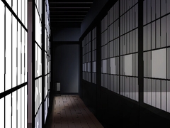 
        日本家屋の和室と廊下
      