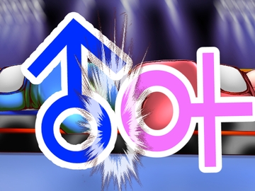 地下女子ボクサーとM男01 [緑茶]