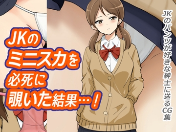 JKのミニスカを必死に覗いた結果…! [ソルティパンダ]