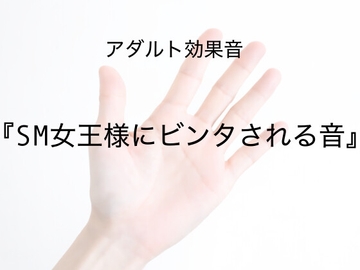[アダルト効果音素材]SM女王様にビンタされる音[著作権フリー] [大人の音素材]