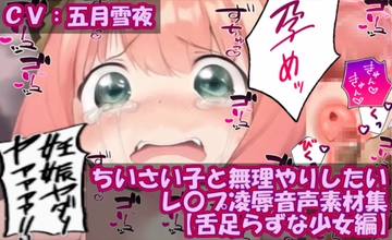 無理やりしたいレ○プ凌○ボイス素材集_舌足らずな少女編(CV五月雪夜) [無理やりしたい]