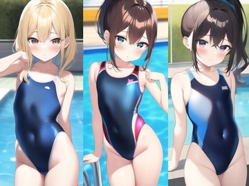 ○リ ハイレグ競泳水着の○女たち 800枚 [宮乃森]