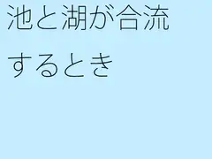 池と湖が合流するとき