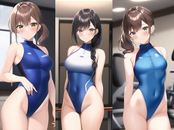 ハイレグレオタードの少女たち 700枚 [宮乃森]