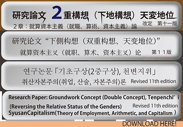 就算資本主義論、2重構想、下地構想、天変地位 [うたたね地和]
