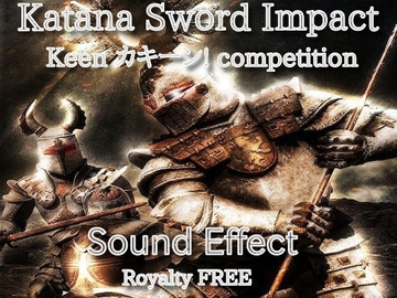 カキーン!刀や剣のつば迫り合い インパクト効果音 36 特大剣 重厚 ど迫力! [Sanctuary]