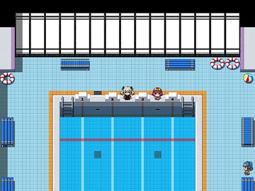 RPGツクールMV・MZ用 マップチップ・タイルセット06 『市民プール・スポーツジム』 [タイルセット/マップチップ習作所]