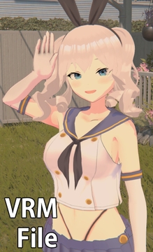 【VRM 同人作品】島風コス鹿島(艦○れ) [Type X]