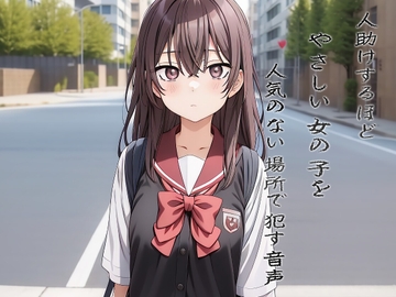 人助けするほどやさしい女の子を人気のない場所で○す音声 [イラストリアス]