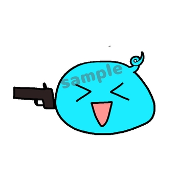 ゆるいスライム(拳銃) [ココのアトリエ]