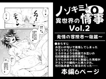 ノゾキミ!異世界の情事Vol.2【発情の冒険者～後篇～】 [夜ノヲカズ食堂]